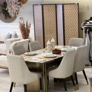 طاولة طعام بـ6 كراسي