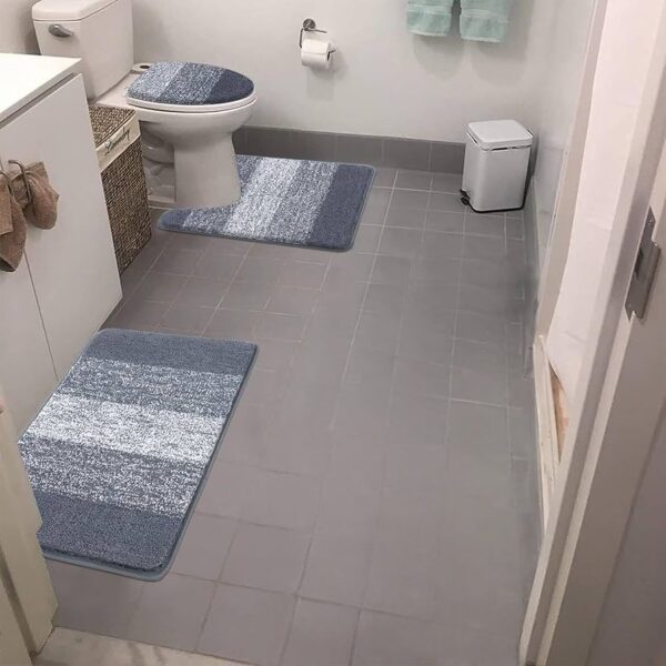 ⁦🚿 طقم دعاسات حمام ثقيل – 3 قطع⁩ - الصورة ⁦4⁩