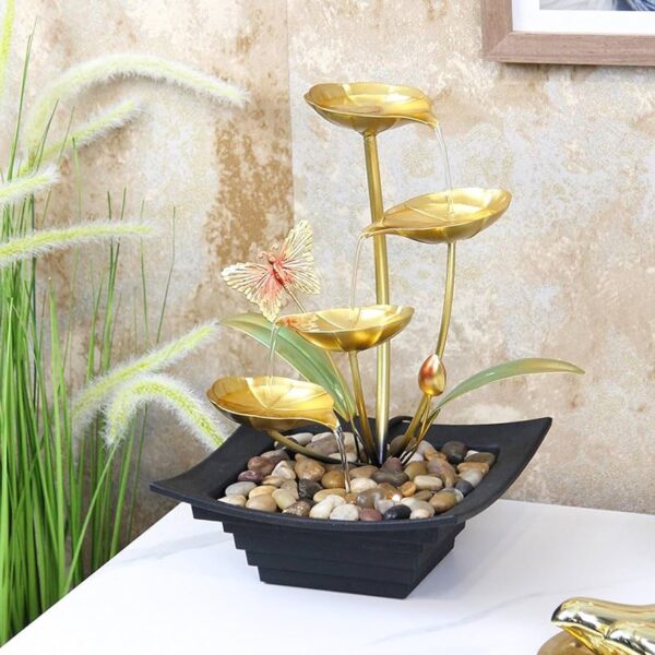 ⁦نافورة رماء معدن بقاعدة رزن⁩ - الصورة ⁦4⁩