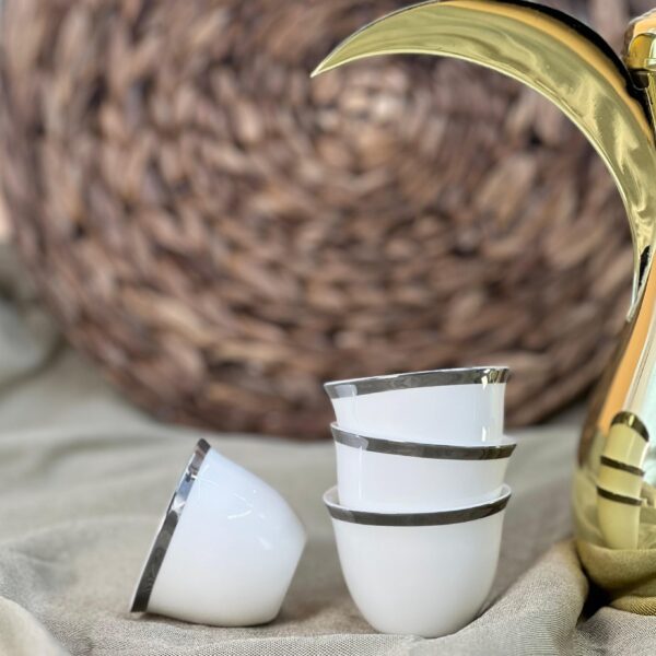 ⁦طقم فناجين قهوة سادة – عدد 12 قطعة⁩ - الصورة ⁦5⁩