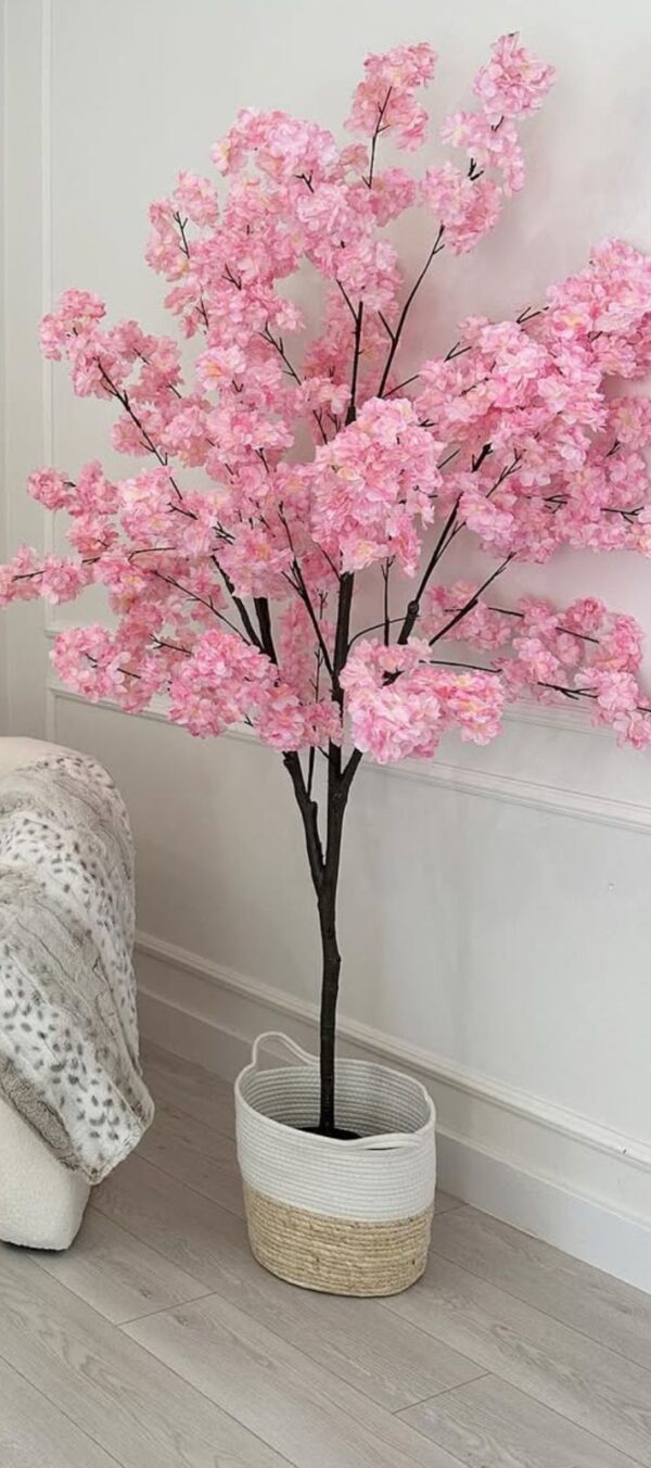 ⁦شجرة لوز صناعية – ارتفاع 120 سم⁩ - الصورة ⁦3⁩