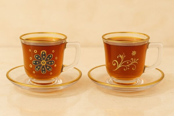 طقم كاسات شاي – عدد 6 قطع